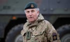 UK military chiefs self-isolate after head of army catches Covid