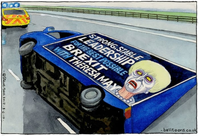 Steve Bell cartoon 08.06.17
