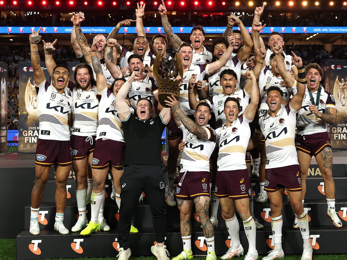 Broncos break 19-year NRL premiership drought in thriller against the Storm | NRL | The Guardian