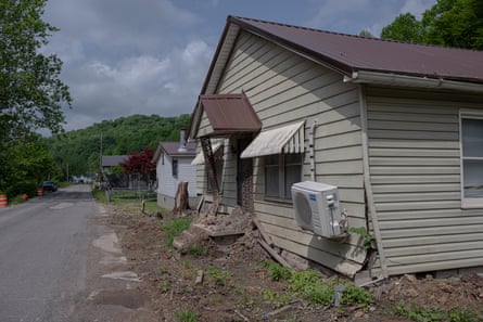 damage on outside of house