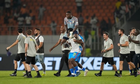 Afcon roundup: DR Congo beat Egypt on penalties to set up Guinea quarter-final