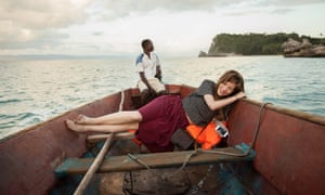 Kim Wall on a reporting trip with the author.