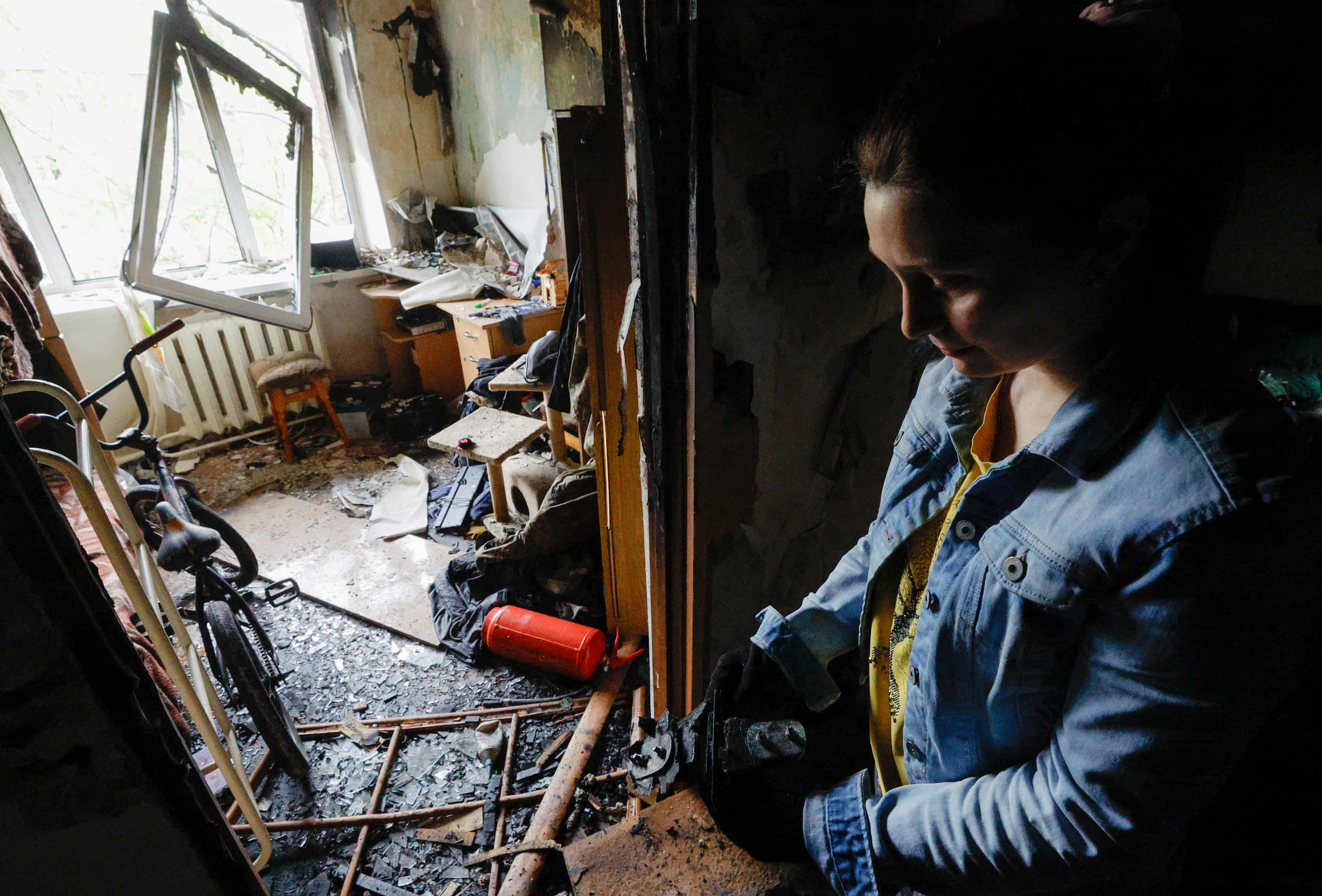 Russia launches one of biggest drone attacks on Kyiv since start of war (theguardian.com)