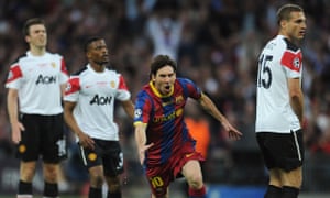 Lionel Messi and Barcelona hit the heights in the 2011 Champions League final against Manchester United.