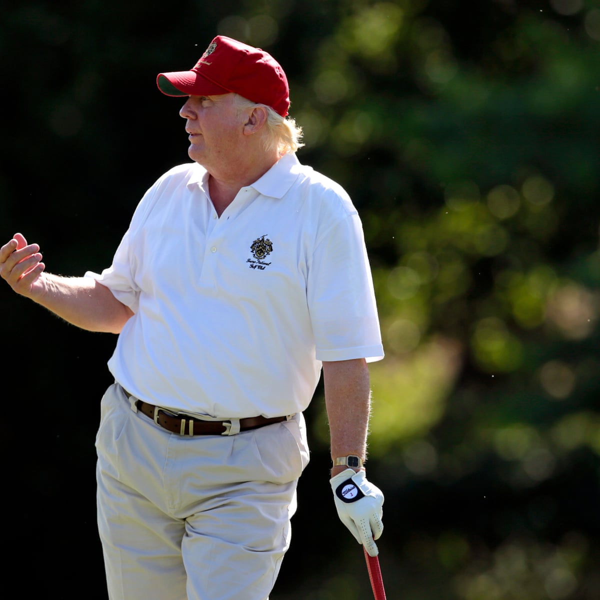 Trump Says He Will Achieve Middle East Peace After A Quick Round Of Golf Donald Trump The Guardian