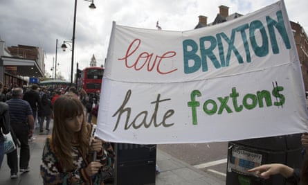 Reclaim Brixton protest