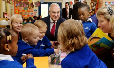 Sir Michael Wilshaw visit to nursery