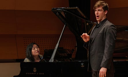Glorieux… Felix Gygli (à droite) et JongSun Woo au festival Leeds Lieder.