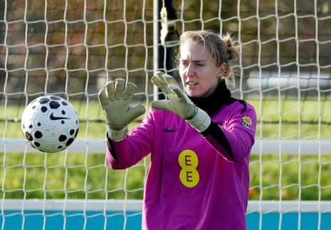 Anna Moorhouse in England training