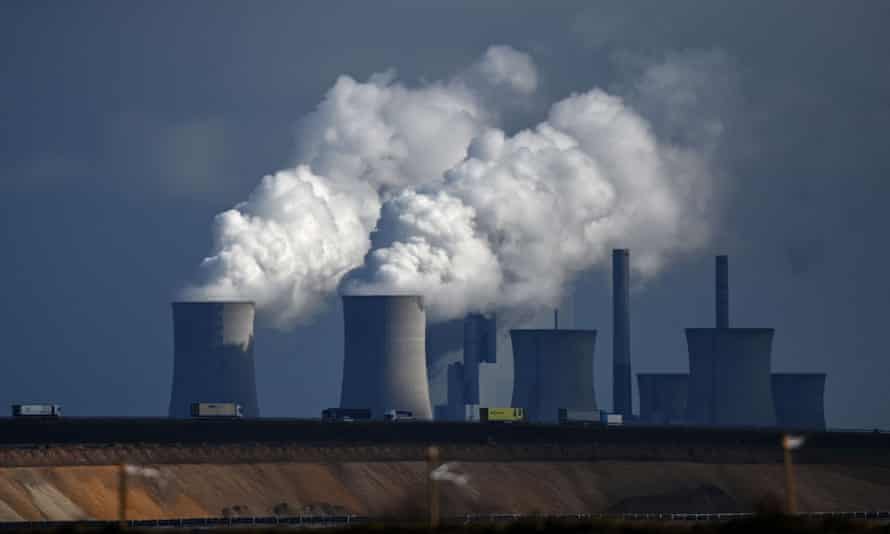 Coal burning, seen here at a coal-fired power station in western Germany, has been blamed for deadly levels of air pollution across the world.