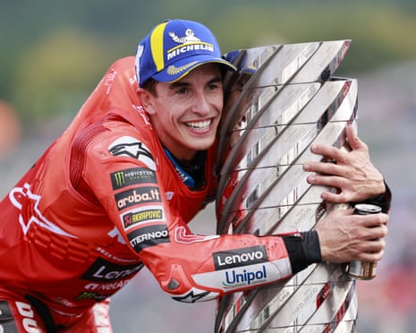 Marc Márquez beats brother Álex to emotional MotoGP world championship | MotoGP | The Guardian