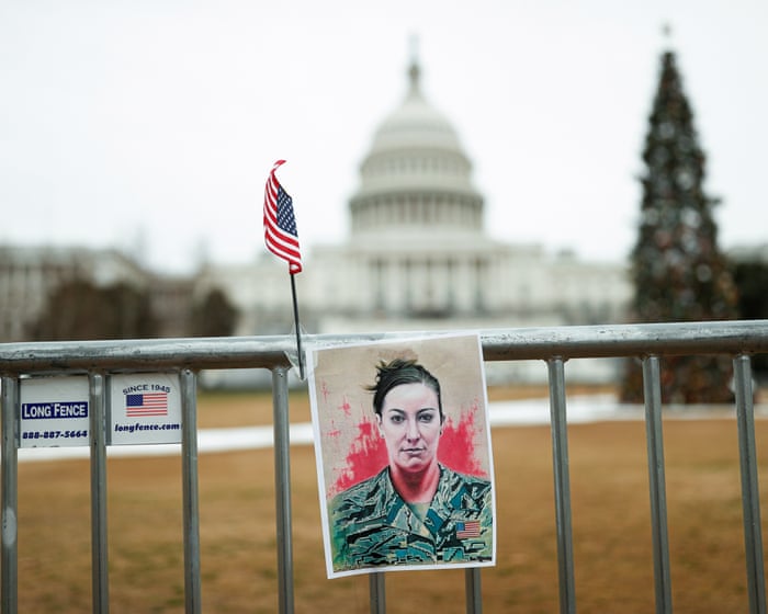 US air force to grant military honors to Capitol rioter fatally shot on January 6
