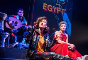 Kareem Samara, Sabrina Mahfouz and Laura Hanna in A History Of Water In The Middle East.
