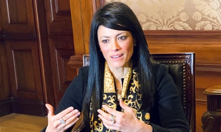 Rania Al Mashat, Egypt’s minister for international cooperation.