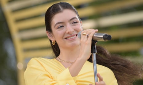 New Zealand pop start Lorde performs live from Central Park in New York City on Good Morning America