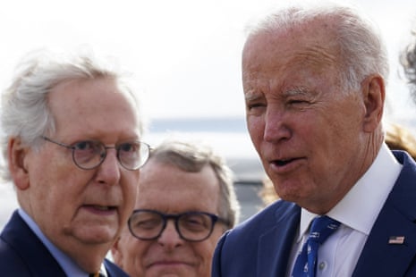 Joe Biden, 80, is the oldest US president ever; Mitch McConnell, the Republican leader in the Senate, is 81.