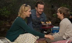 Sarah Gadon, Aaron Paul and Aiden Longworth in The 9th Life of Louis Drax.