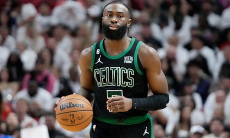 Jaylen Brown agrees to richest contract in NBA history with $304m extension | Boston Celtics | The Guardian