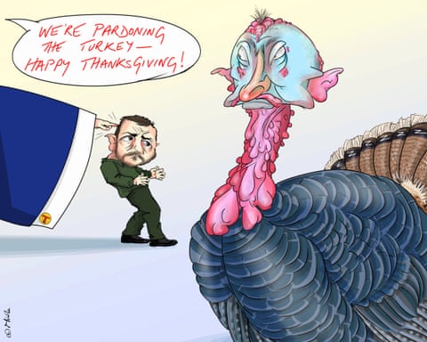 Nicola Jennings habla sobre el regalo de Acción de Gracias de Trump a Ucrania – dibujos animados