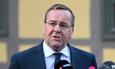Germany's no-nonsense new defence minister faces early test over Ukraine | Germany | The Guardian