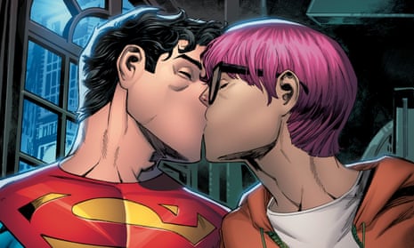 Jonathan Kent, the new Superman, with love interest Jay Nakamura.