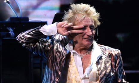 Sir Rod Stewart, pictured at the Hard Rock Live in Hollywood, Florida, February 2023
