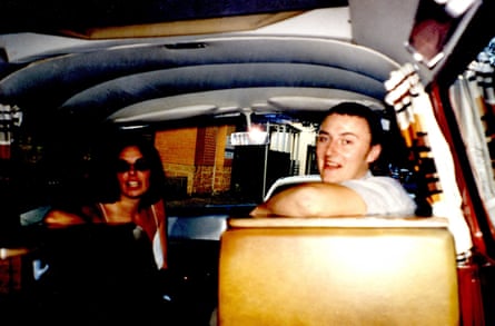 Murdered backpacker Peter Falconio (right) with his girlfriend Joanne Lees.