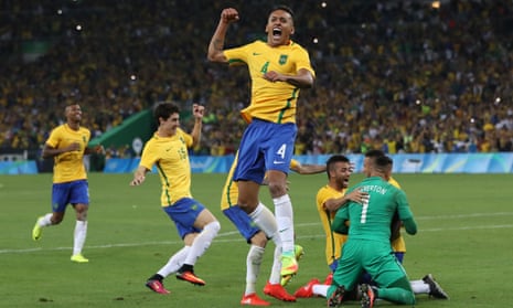 Brazil beat Germany in the 2016 Olympic men’s final following a penalty shootout.