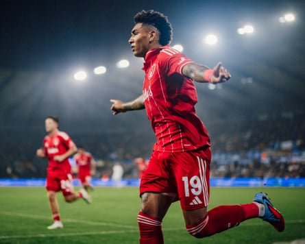 Igor Jesus celebrates after scoring against Swansea in midweek