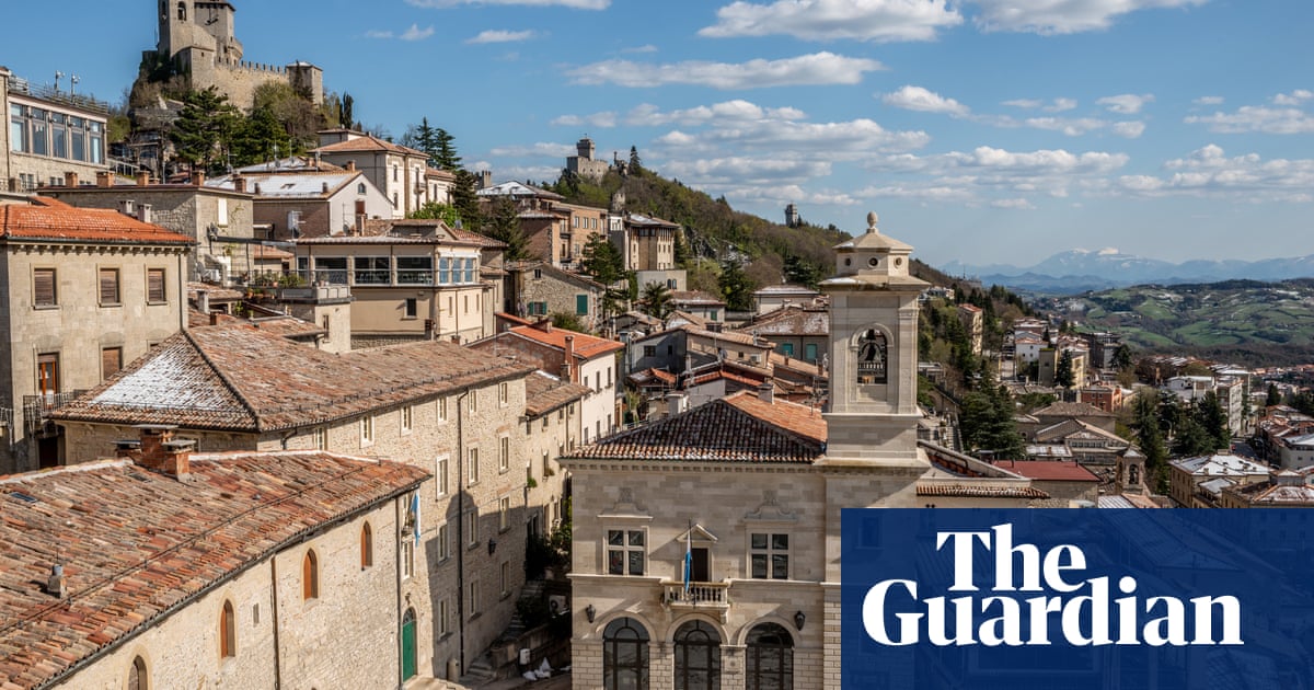 ‘We booked straight away’: first Covid vaccine tourists arrive in San Marino