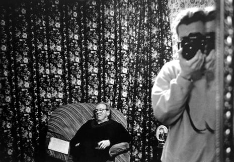 Matthew Finn’s self-portrait with his uncle Des in his favourite chair, 1991.
