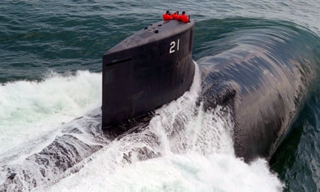 US Navy submarine 
