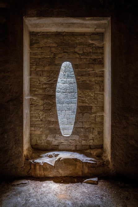 La Forest by Andy Goldsworthy, illuminated by natural light.