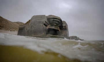 A bunker at Løkken, western Denmark.