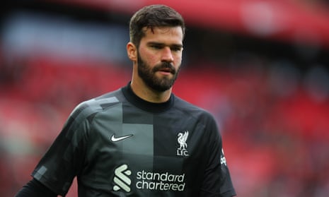 Liverpool goalkeeper Alisson is among the Brazilian players who could be forced to sit out this weekend’s round of Premier League games