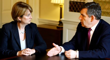 Smith with Gordon Brown, then the prime minister, after a Cobra meeting in 2007