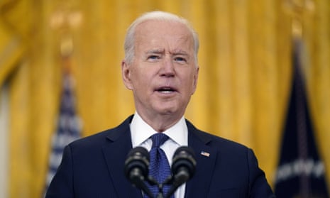 Biden said at the meeting on Tuesday: ‘Americans from every walk of life are getting their vaccines, but we got more to do though.’
