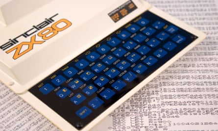 ZX80 home computer.