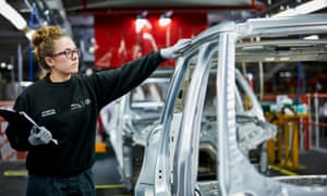 On The Factory Floor At The Jaguar Rover Factory