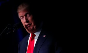 Donald Trump speaks at the American Farm Bureau Federation convention in Nashville, Tennessee, on Monday.