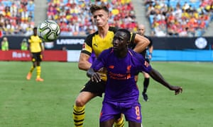   Naby Keita arrived in Liverpool this summer from RB Leipzig 