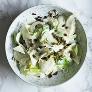 Rosie Birkett Lentil, celeriac and apple salad.