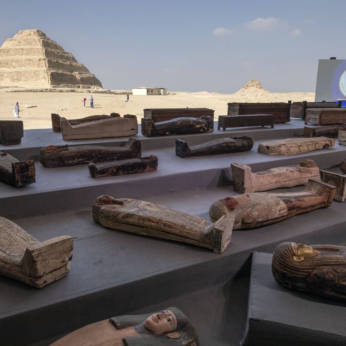 Nearly 100 coffins buried over 2,500 years ago found in Egypt | Egypt | The  Guardian