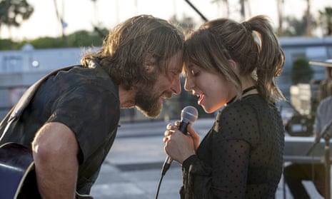 Supercharged with melodrama … Bradley Cooper and Lady Gaga in A Star Is Born.