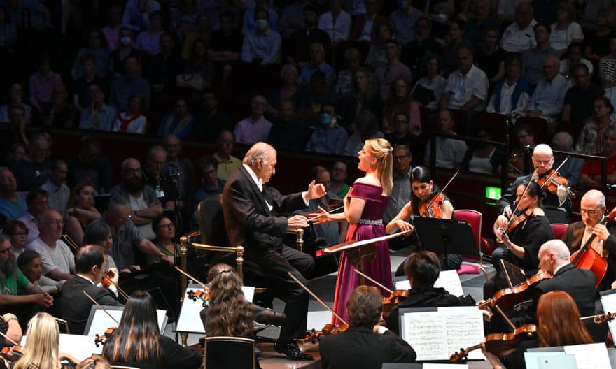 Soprano Siobhan Stagg with the Australian World Orchestra conducted by Zubin Mehta.