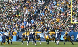 The stands were a sea of Packers green rather than Chargers blue when the teams met in LA on Sunday