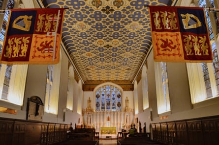 Interior of the Savoy chapel in London