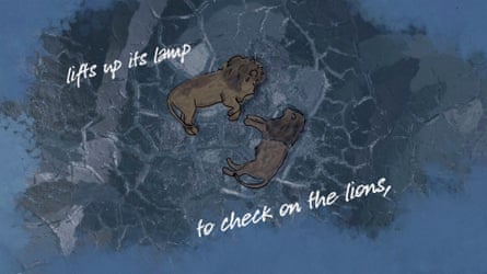 Still from the animation The Moon and the Zoo.