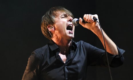 Brett Anderson of Suede performing at Usher Hall.