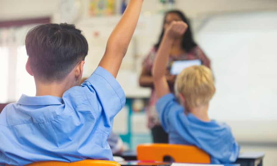 Elementary school students shot from behind